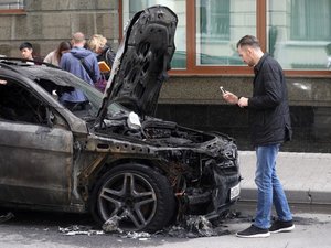 В поджоге машин признался участник христианской религиозной организации